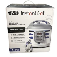 Star Wars Instant Pot Duo 6 Quart Multi Use Pressure Cooker R2D2 Special Edition