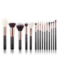 Makeup Brushes, Labeled Makeup Brush Set Premium Synthetic and Natural Hair F...