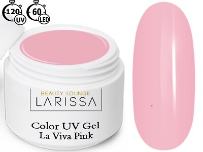 Color LED UV Gel 5 ml Farbgel French Modellage Nail Art Nagel Farbe La Viva Pink