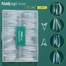 Dual System Nails Forms Acrylic Extension False NailTips Top Forms for Nails Gel