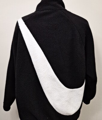 Nike Size Small Sportswear Women's Reversible Sherpa Swoosh Jacket