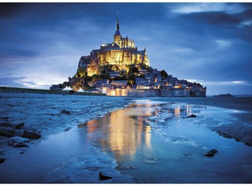 Clementoni 97239 - Puzzle - The Mont Saint-Michel (fluorescent, 1000 pieces) - Picture 2 of 2
