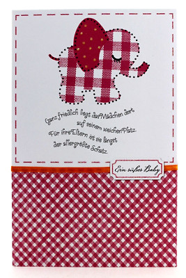 Hallmark Karte zur Geburt Mädchen Glückwunschkarte Baby mit Spruch Top Qualität