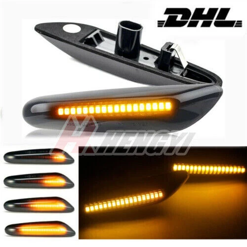 PAIR Side Marker Turn Signal Lights 2008-2013 For BMW 1-Series E82/E88 Coupe - image 2 of 4