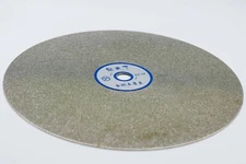 TechDiamondTools Lapidary Diamond Сoated Flat Lap Disc, 8 inch Double Sided