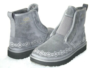 UGG RIKI WHITE MOUNTAINEERING CHUKKA BOOT MEN'S 1101029 M/DGRY