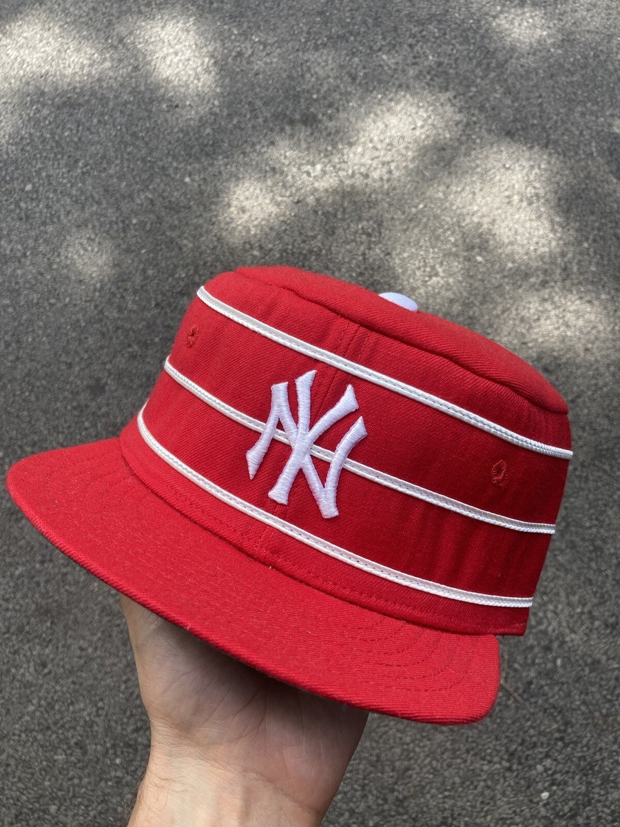 帽子 New Era Pillbox New York Yankees 7 3/8 VTG New York Yankees New Era pro model 7 3/8 fitted Pillbox
