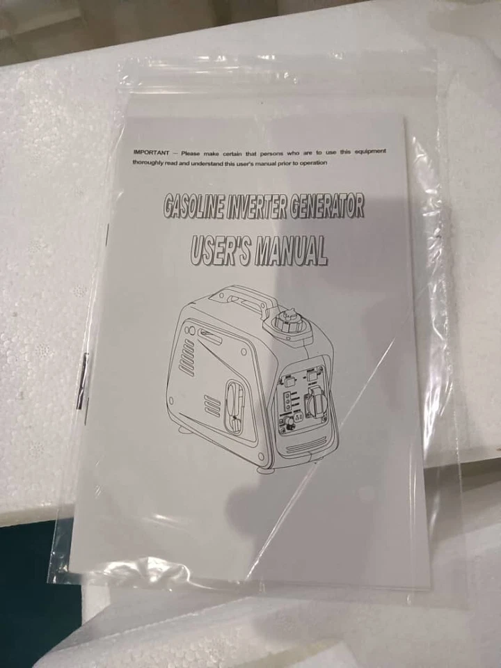 1200w EPA Certified Enclosed Silent Gas Inverter Generator with Parallel Ports - Image 2 of 4