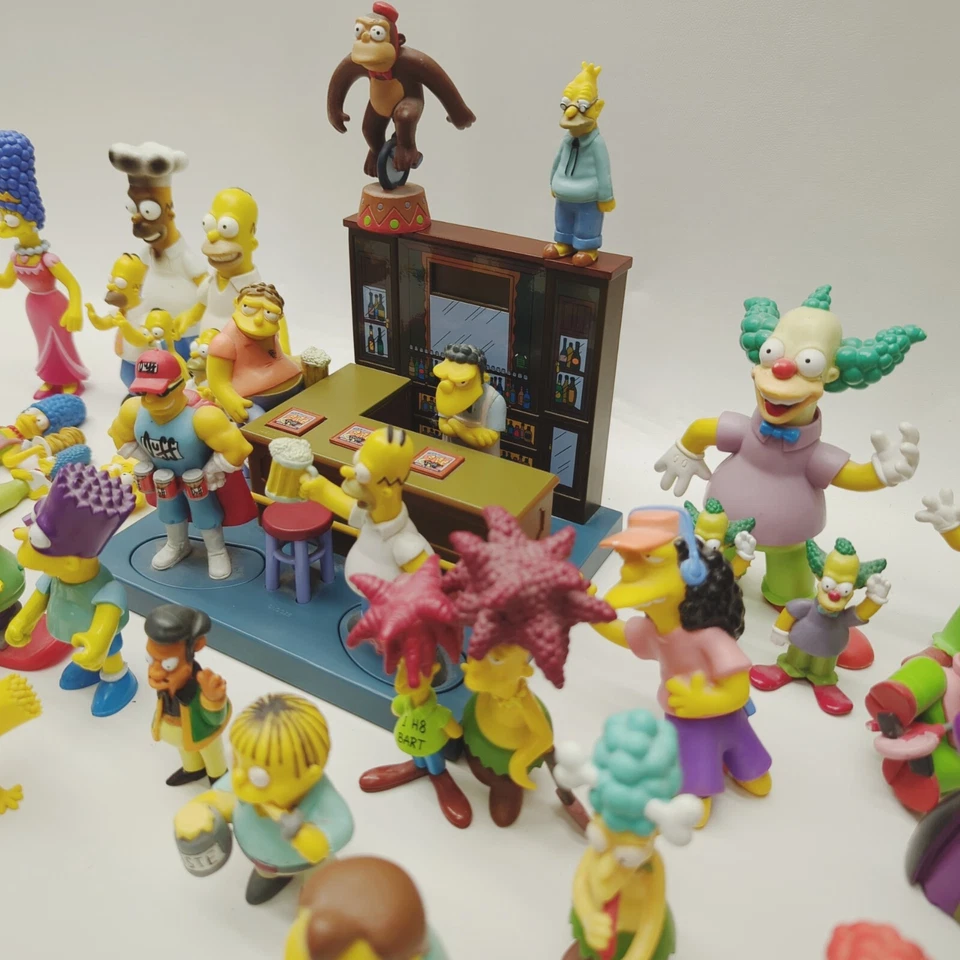 *JOBLOT* The Simpsons Matt Groening Toy Figurine Figure 40+ Characters - Image 3 of 4