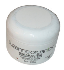 Suzanne Somers Organics Peppermint Cream Sugar Scrub 8 oz