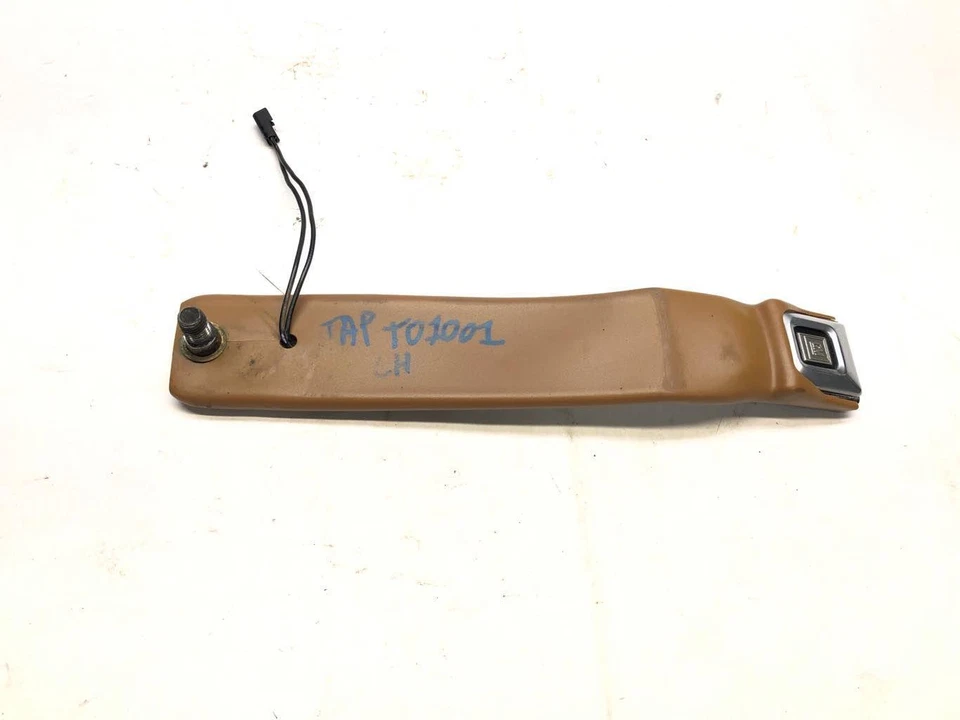 1986-1994 Chevrolet Corvette Left & Right Front Seat Belts Retractors Buckle Tan - Image 4 of 4