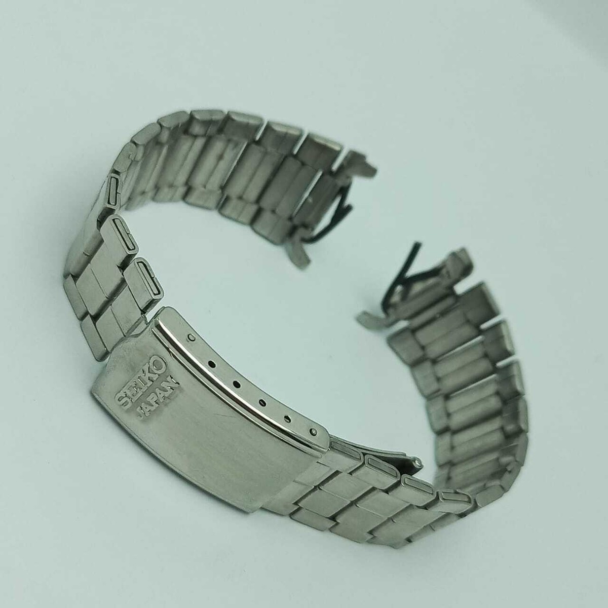 19 mm Seiko Z1521-E Stainless Steel Vintage Men's Watch Bracelet
