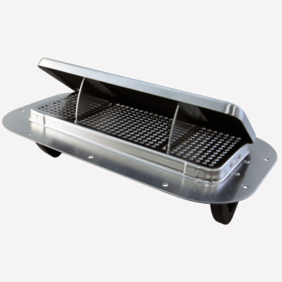 E-Z Open ALP Low Profile Aluminum Two Way Trailer / RV Vent with Trim and Gasket