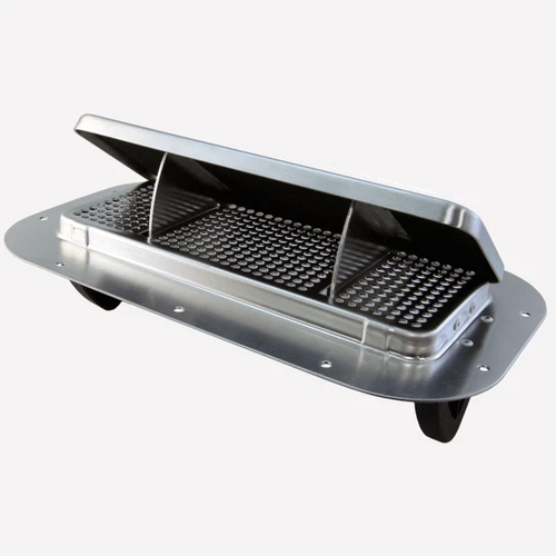 E-Z Open ALP Low Profile Aluminum Two Way Trailer / RV Vent with Trim and Gasket