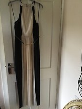 Miss Selfridge Long Black Ball Gown Dress Size 10