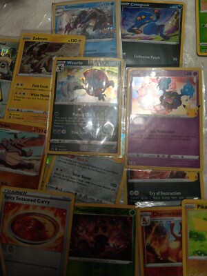 Pokemon TCG 50 Card Mystery Pack, UC, C., H, R, V, VMAX, VSTAR