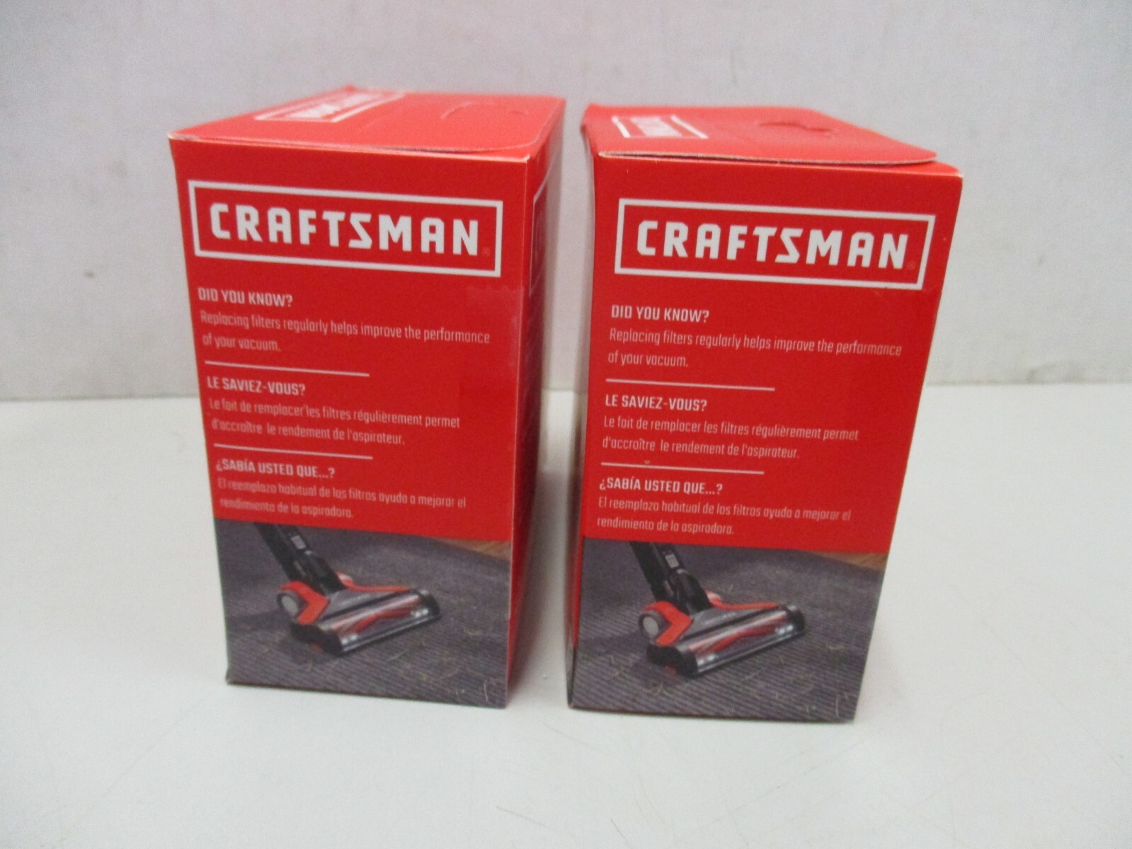 Craftsman Vacuum Filter CMCVSF10 For Model CMCVS001 Stick Vacuum 2 PACK