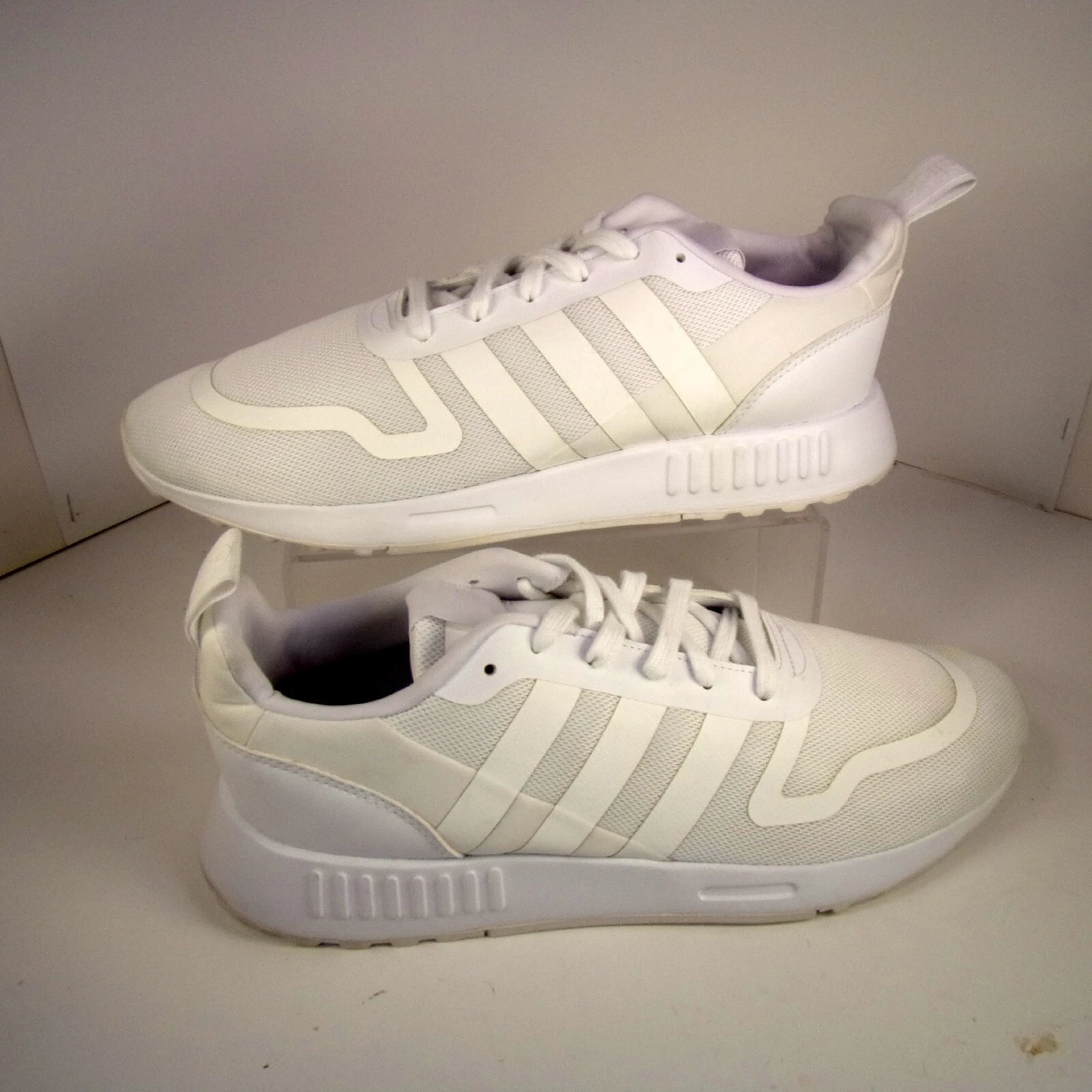 Scarpe da corsa Adidas Originals Multix da uomo bianche FZ3439 taglia 12