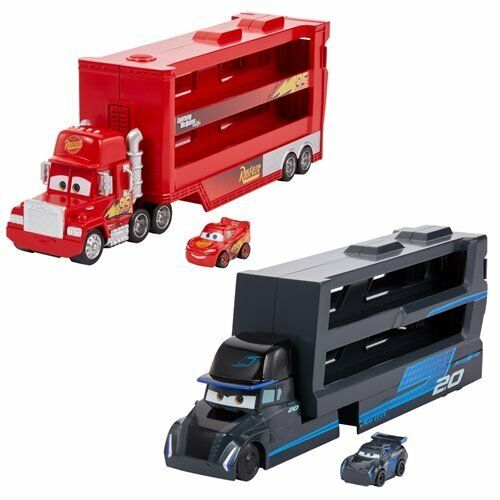 Disney Pixar Cars Disney Pixar Cars Minis Transporter with Vehicle, GNW33 NEW - Picture 1 of 9