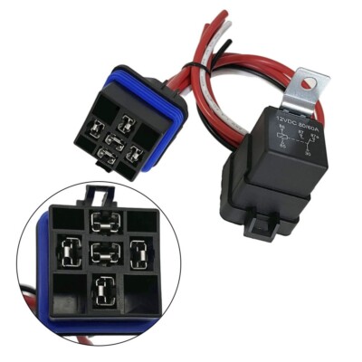 Relaissatz Kfz-Relais 12V 60/80A Adaptern Kabeln Lichtern Von Off-Road