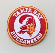 LOT OF (1) TAMPA BAY BUCCANEERS PIRATE PATCH IRON-ON LOGO (TYPE G) # 55B