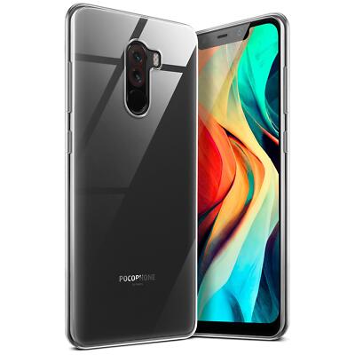 Hülle für Xiaomi Pocophone F1 Schutzhülle Silikon Case Cover Schutz Transparent