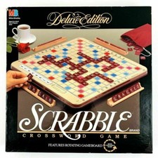 Milton Bradley 4034 Scrabble Deluxe Edition Board Game