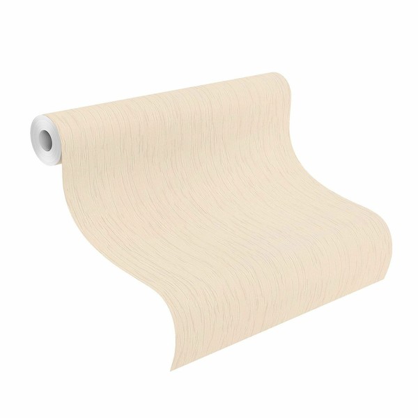 Tapete Vlies Rasch Einfarbig Striche Rosa-Beige Glanz Saphira 539257 (4,80€/1Qm)-image