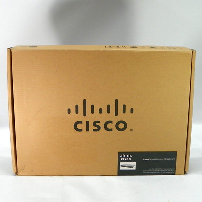 NEW Cisco SF30024P 24port 10/100 PoE Managed Switch with Gigabit Uplink N1483-C0
