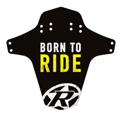 Reverse Mudguard Schutzblech Born to Ride, gelb