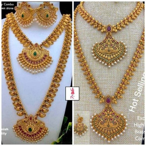 Temple Jewelry Necklace South Indian 