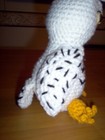 Hand crocheted owl 6.75 " tall ,  New — photo 3