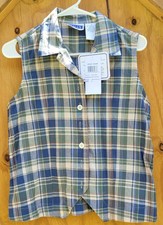 Erika & Company Plaid Vest Size S ~ New With Tags ~ Free Shipping!