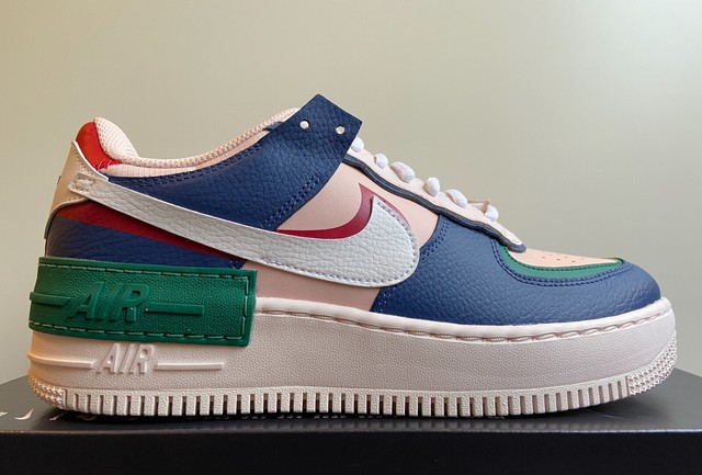 air force 1 shadow multi/navy/pink