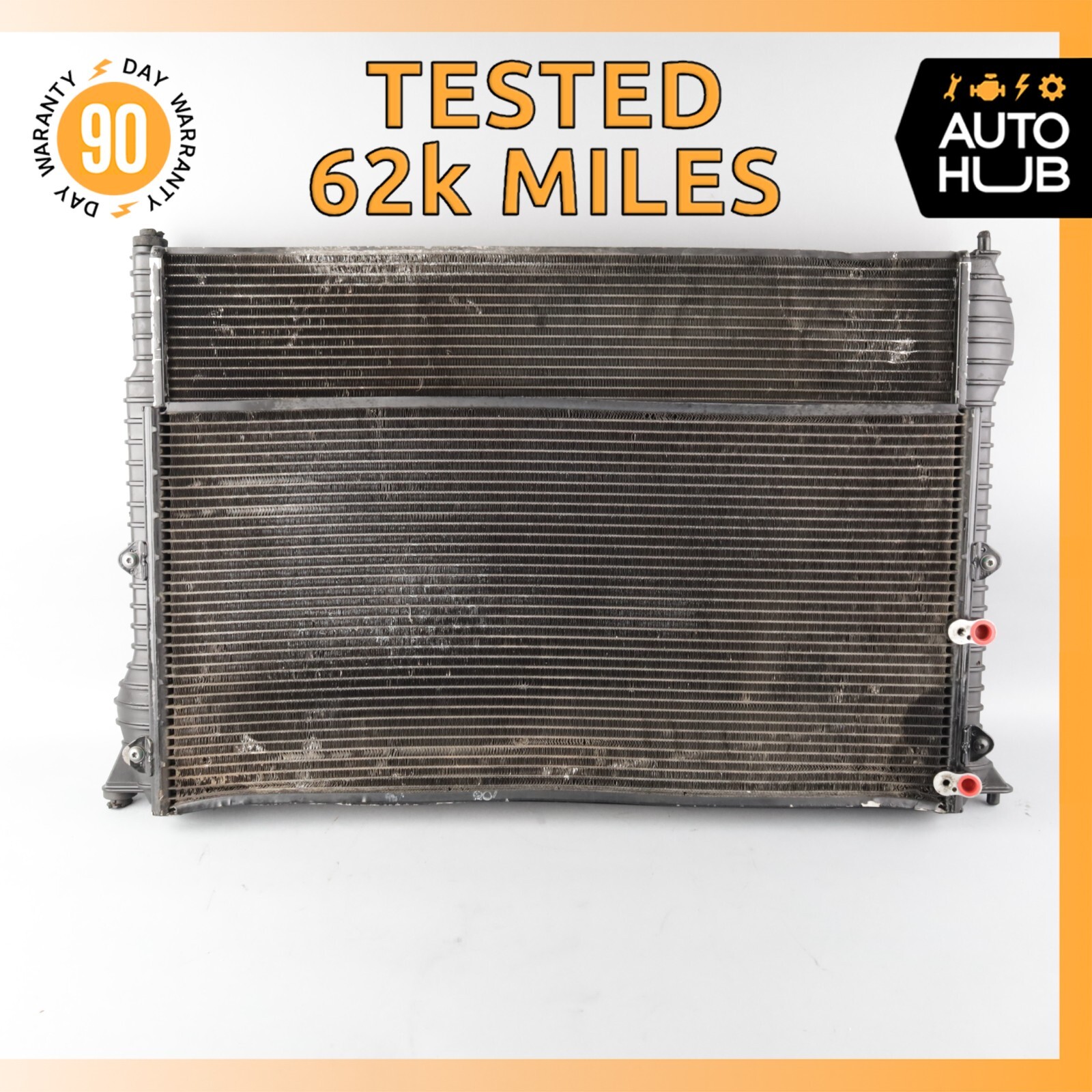 03-07 Bentley Continental GTC Engine Cooling Radiator AC A/C Condenser OEM 62k