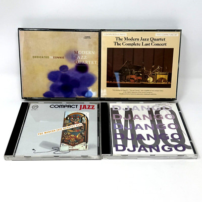 Modern Jazz Quartet 4 Title 6 CD Lot Django Dedicated to Connie Last Concert