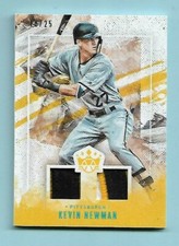2019 Kevin Newman Diamond Kings Holo Blue Dual ROOKIE JERSEY/PATCH Card! #18/25!