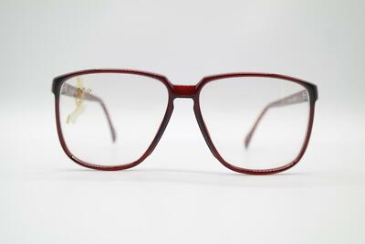 Vintage Stepper SI 102 Burgundy Oval Glasses Eyeglass Frame NOS