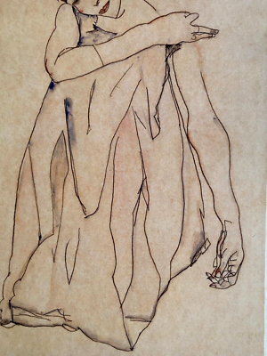 Le Corbusier - Giovane Donna Con Velo Blu - Litografia, Firma Stampata Numerata 250