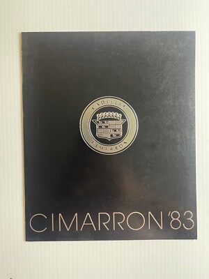 Vintage 1983 Cadillac Cimarron Car *Original Sales Brochure* (16 Color Pages)