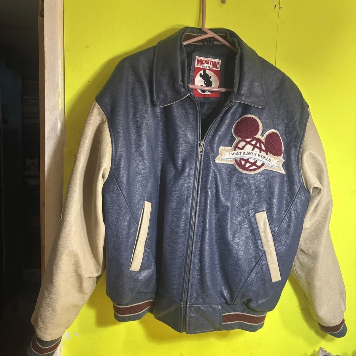 Disney Leather Jacket In Disney Coats, Jackets & Outerwear (1968