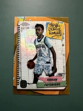 2023-24 Topps Chrome OTE Kanon Catchings After School Rules Gold RC SP /50