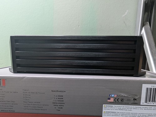 MB Quart Formula FA1-1000.1 1000 Watt D-Class Mono Subwoofer Amplifier - Picture 10 of 13