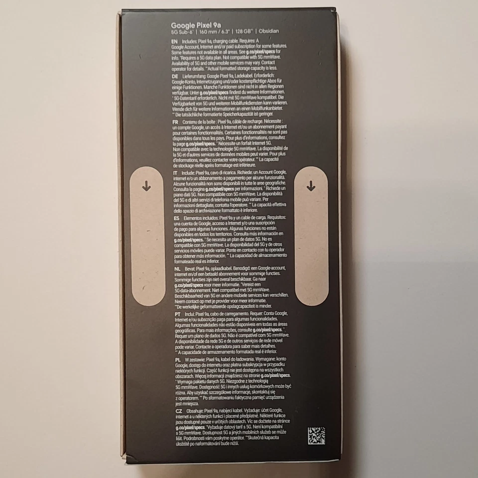 Google Pixel 9a 128GB Unlocked Obsidian Brand New & Sealed RRP £499 - Quick Ship - Image 2 of 3