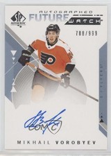 2018-19 SP Authentic Auto Future Watch 788/999 Mikhail Vorobyev #234 Auto 2o7