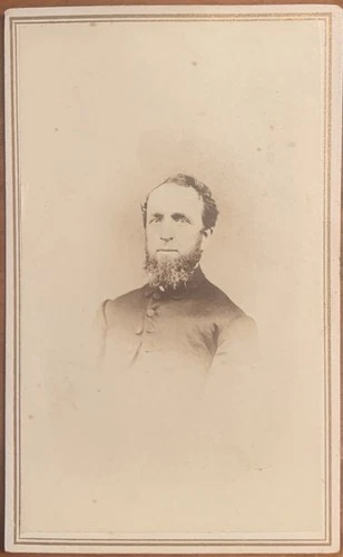Civil War Chaplain Soldier CDV Photo Fort Ethan Allen Near Washington D.C