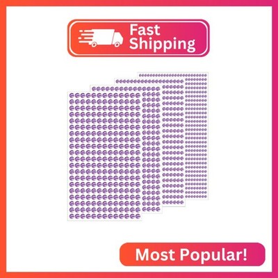 1799 Pcs 4 Sheets Rhinestone Stickers 3/4/5/6 mm Self Adhesive Rhinestones Gems 