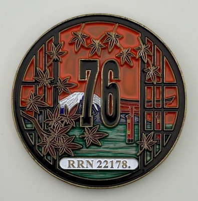 RARE USS Ronald Reagan CVN-76 Navy Presentation Challenge Coin Eagle Design, 3 