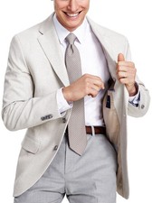 Tommy Hilfiger Mens Modern-Fit Check Sport Coat 36 Short Tan Blazer - NWT 295