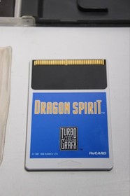 Dragon Spirit (NEC Turbografx 16) Complete Game - Manual & Sleeve - HuCard